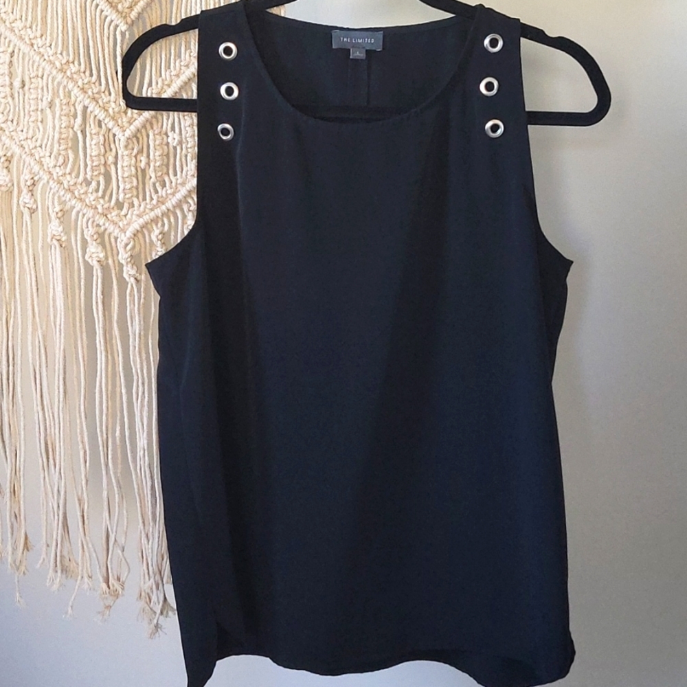 3/$18 Black Tank Blouse